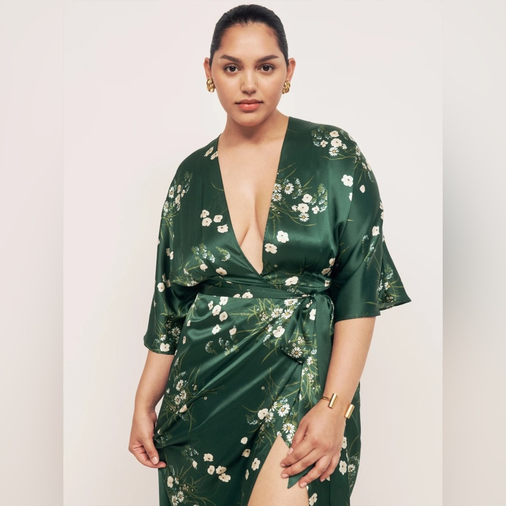 Reformation Hedi Silk Dress